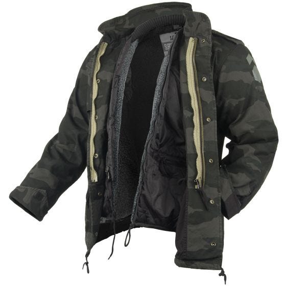 Surplus Veste M65 Regiment Black Camo