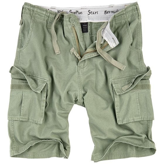 Surplus Bermuda Stars vert olive clair