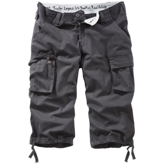 Surplus Short 3/4 Trooper Legend noir délavé