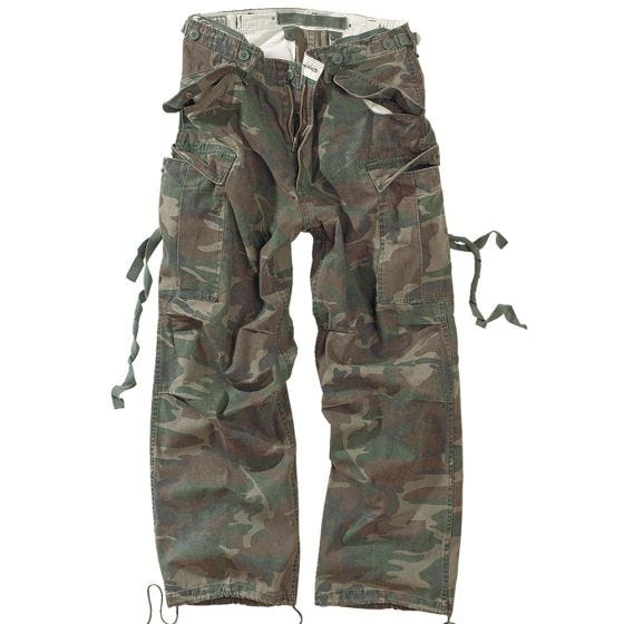 Surplus Pantalon treillis Vintage Woodland