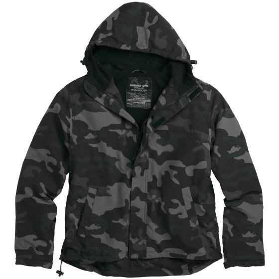 Surplus Coupe-vent à fermeture Éclair Black Camo