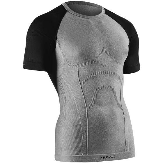 Tervel Maillot à manches courtes Comfortline Melange/noir