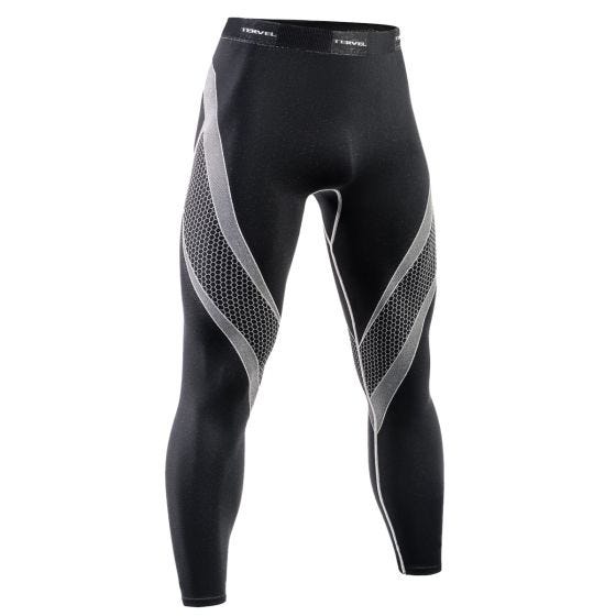 Tervel Legging de sport Optiline noir/gris clair