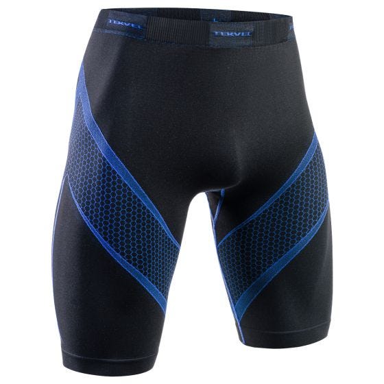 Tervel Short de sport Optiline noir/bleu