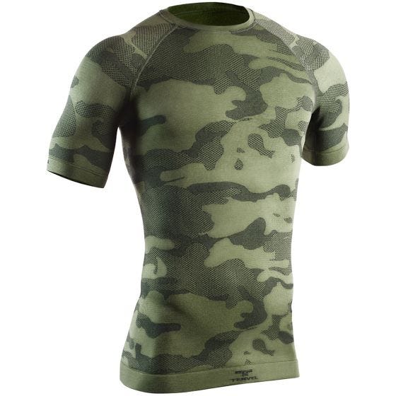 Tervel Maillot tactique à manches courtes Optiline Military/gris