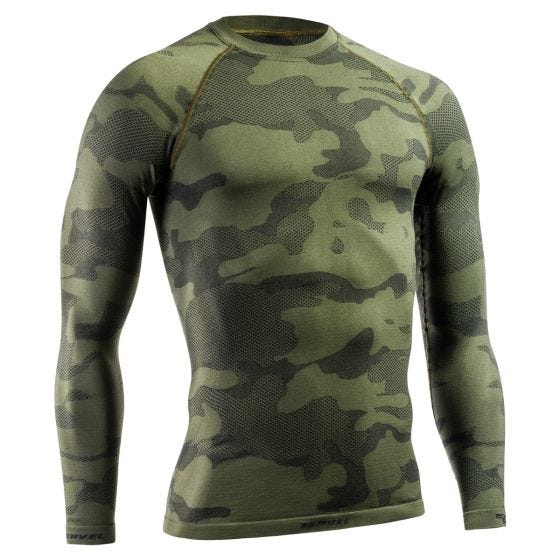Tervel Maillot tactique à manches longues Optiline Light Military/gris