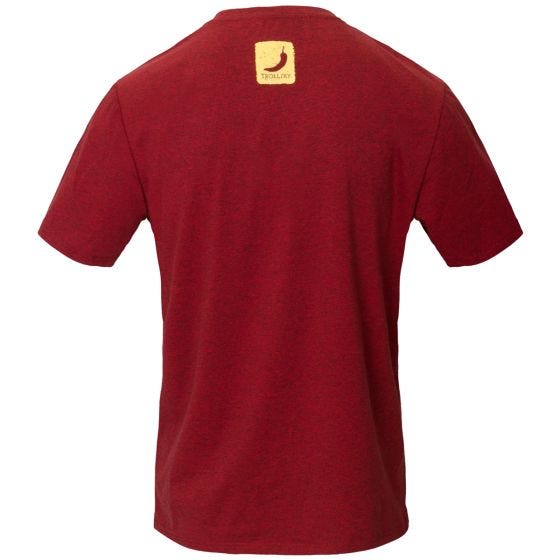 Helikon T-shirt Trollsky Burns Twice - chiné rouge