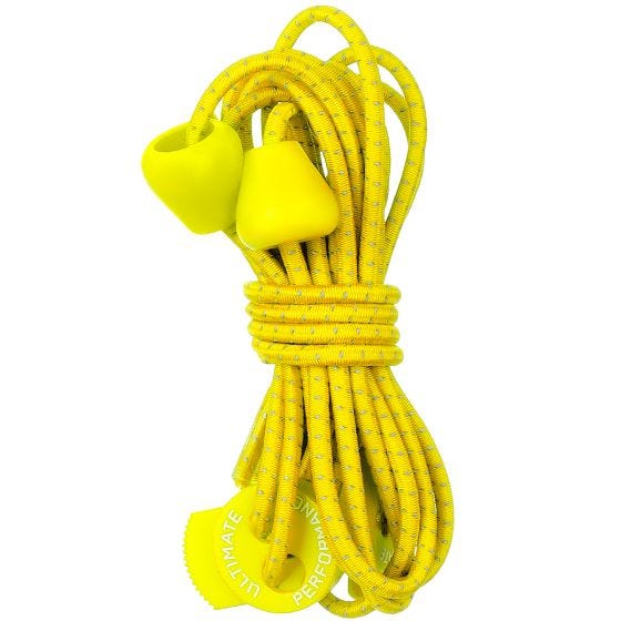 Ultimate Performance Lacets élastiques réfléchissants jaunes