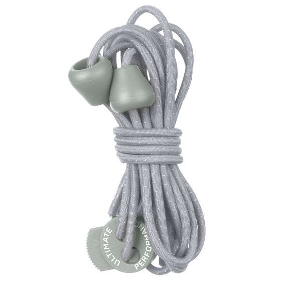 Ultimate Performance Lacets élastiques réfléchissants Silver Grey