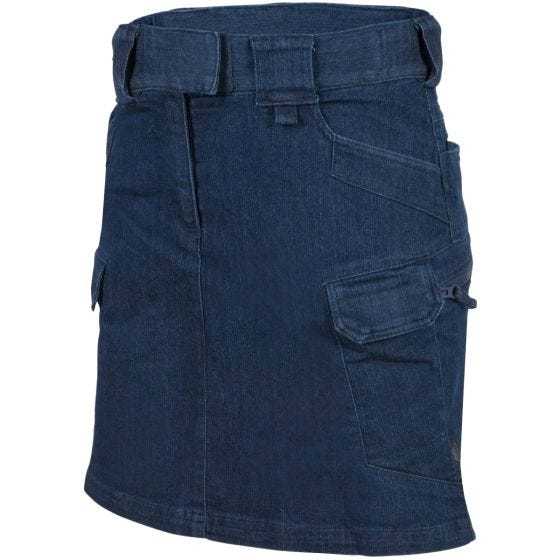 Helikon Jupe tactique pour femme Urban bleu foncé Denim Mid