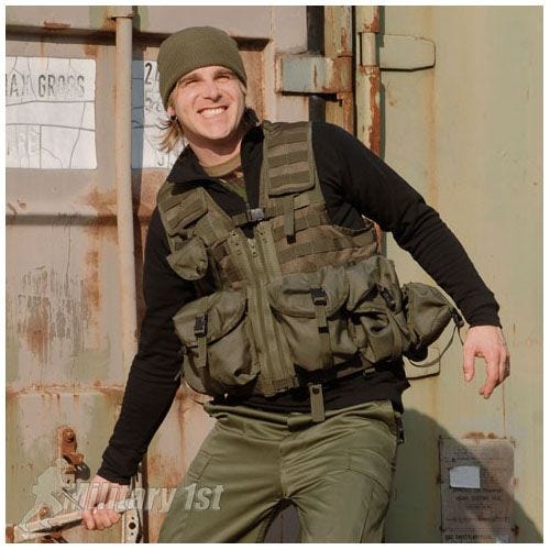 Mil-Tec Gilet tactique Modular System vert olive