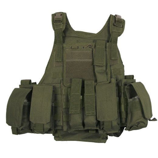 MFH Gilet tactique MOLLE Ranger vert olive
