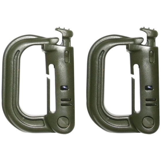 Viper Attaches pour anneaux en D Olive Green
