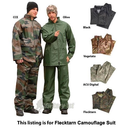 Mil-Tec Combinaison imperméable Flecktarn