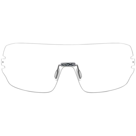 Wiley X Lunettes WX Detection verres transparents + jaunes + oranges + violets + couleur cuivre/monture noire mate