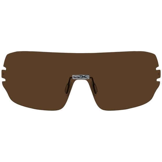 Wiley X Lunettes WX Detection verres transparents + jaunes + oranges + violets + couleur cuivre/monture noire mate