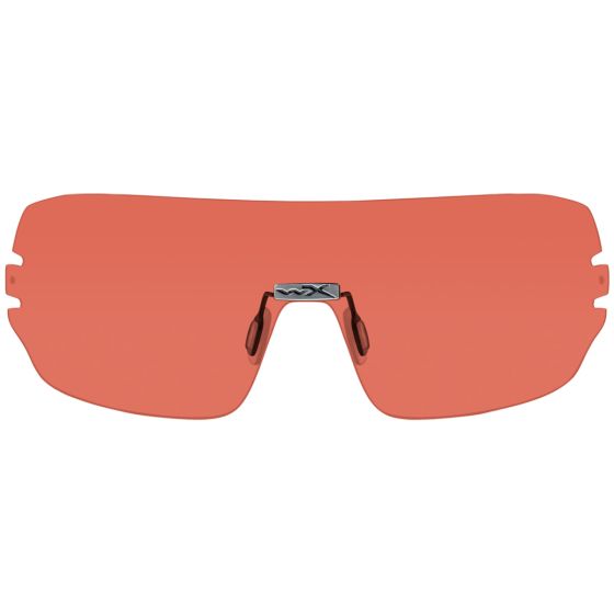Wiley X Lunettes WX Detection verres transparents + jaunes + oranges + violets + couleur cuivre/monture noire mate