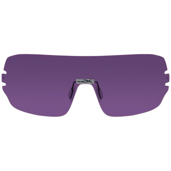 Wiley X Lunettes WX Detection verres transparents + jaunes + oranges + violets + couleur cuivre/monture noire mate