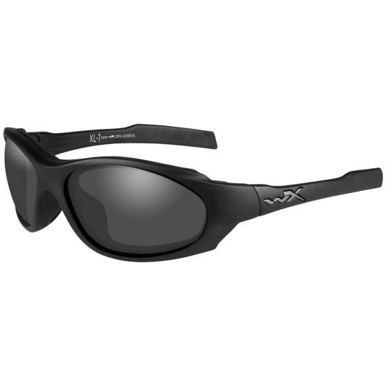 Wiley X Lunettes XL-1 Advanced COMM avec verres couleur gris fumé + transparents et monture noire mate