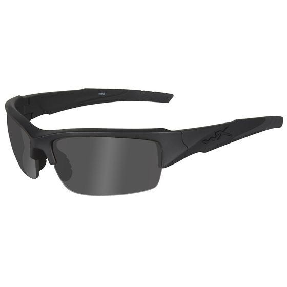Wiley X Lunettes WX Valor avec verres couleur gris fumé Black Ops et monture noire mate