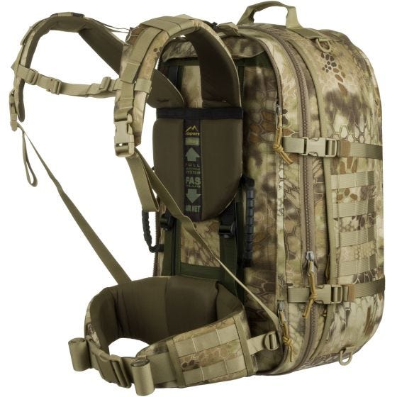 Wisport Sac en bandoulière et sac à dos Crossfire Kryptek Highlander