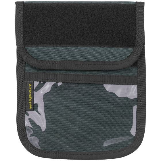 Wisport Portefeuille tour de cou Patrol pour identité Graphite