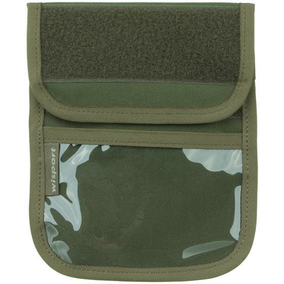 Wisport Portefeuille tour de cou Patrol pour identité Olive Green