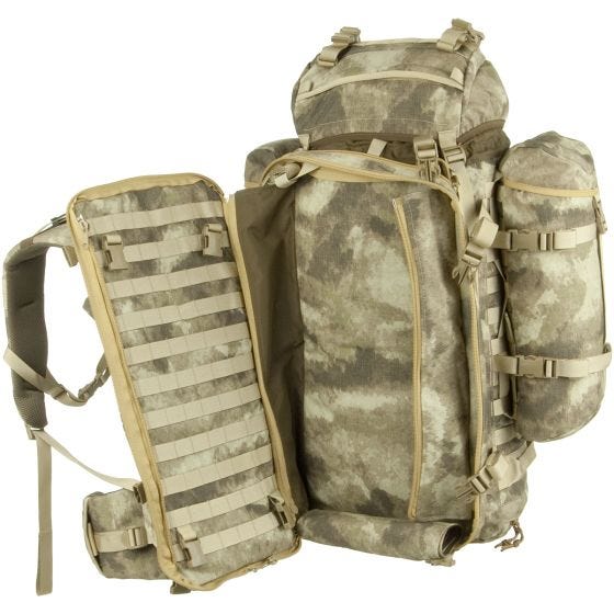Wisport Sac à dos avec housse pour fusil ShotPack 65 L A-TACS AU