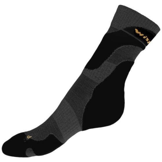 Wisport Chaussettes de trek pour l'été noires