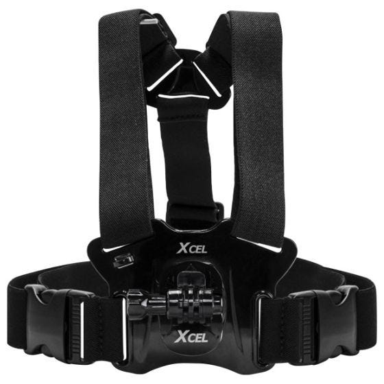 Xcel Harnais de poitrine avec fixation pour caméra noir